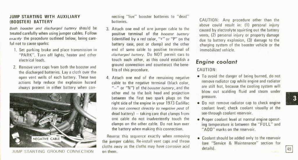 1973 Cadillac Owners Manual Page 16